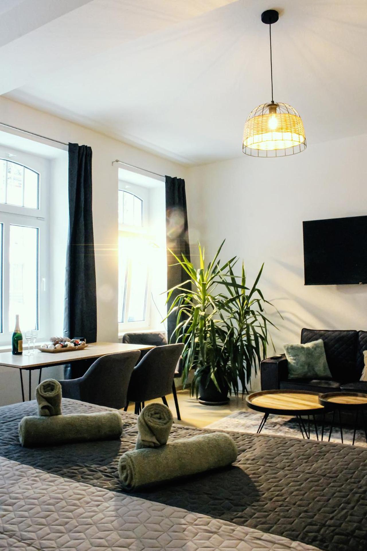 Nuwilu One - Apartment Mit Balkon Im Herzen Erfurts - Magenta Tv- Netflix - Disney Exterior foto
